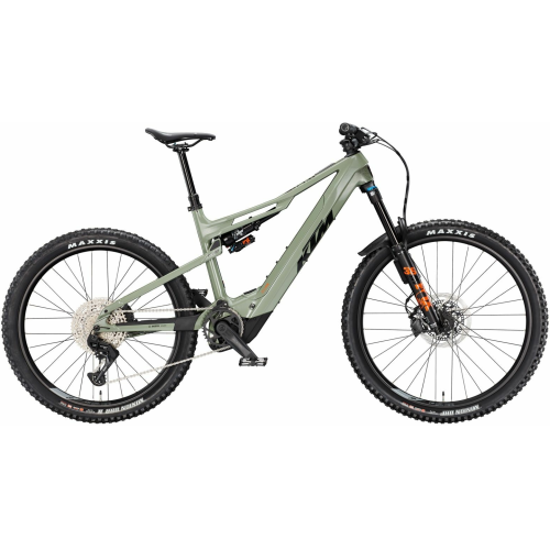 KTM MACINA KAPOHO MASTER ABS, 12 Gang Kettenschaltung, Herrenfahrrad, Diamant, Modell 2025, 29 Zoll 43 cm sage green (black+orange)