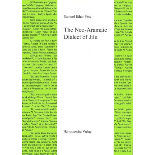 Samuel E. Fox - The Neo-Aramaic Dialect of Jilu