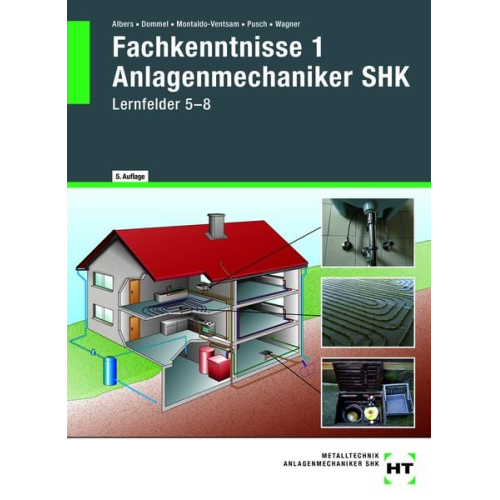 Josef Wagner Peter Pusch Henry Montaldo-Ventsam Rainer Dommel Joachim Albers - EBook inside: Buch und eBook Fachkenntnisse 1 Anlagenmechaniker SHK