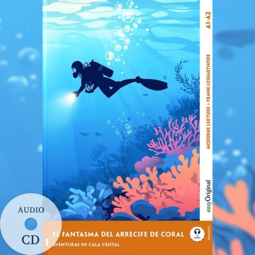 Elena Vallejo - El Fantasma del Arrecife de Coral - Spanische Krimi-Lektüre A1-A2 (+ Audio-CD)