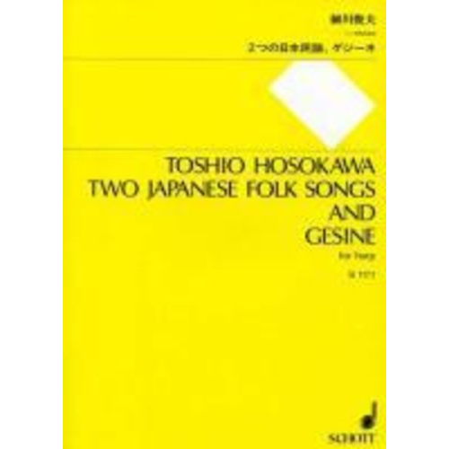 Toshio Hosokawa - 2 Japanese Folk Songs and Gesine