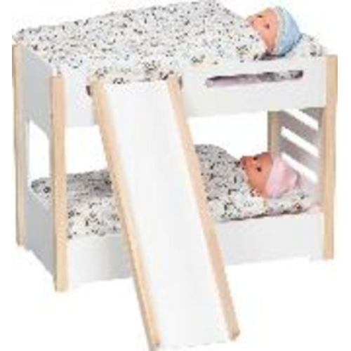 Puppen-Etagenbett mit Rutsche