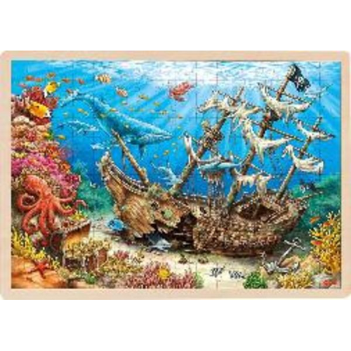 Einlegepuzzle Versunkenes Schiff, Santa Elena