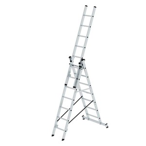 MUNK Vielzweckleiter 11107 alu 3x 7 Sprossen, H: 503,0 cm