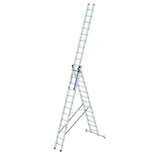 MUNK Vielzweckleiter 11144 alu 3x 13 Sprossen, H: 951,0 cm