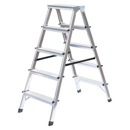 MUNK Klapptritt 11165 alu 2x 5 Stufen, H: 108,0 cm