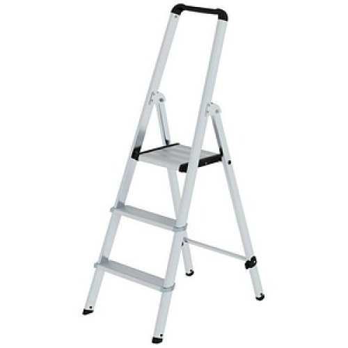 MUNK Stehleiter 11223 alu 3 Stufen, H: 131,0 cm