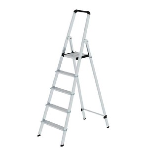 MUNK Stehleiter 11225 alu 5 Stufen, H: 178,0 cm