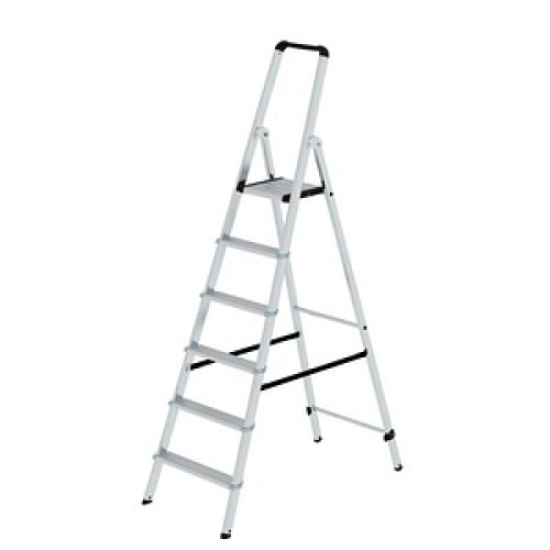 MUNK Stehleiter 11226 alu 6 Stufen, H: 201,0 cm