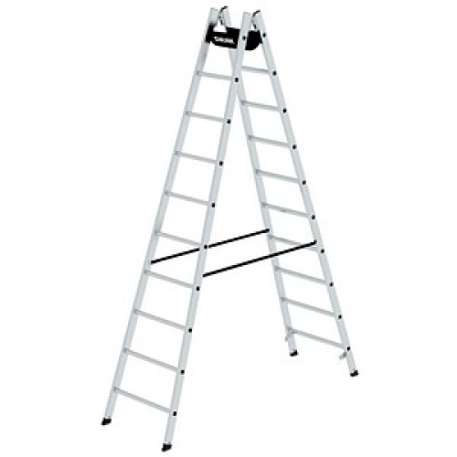 MUNK Gelenkleiter 33020 alu 2x 10 Sprossen, H: 295,0 cm