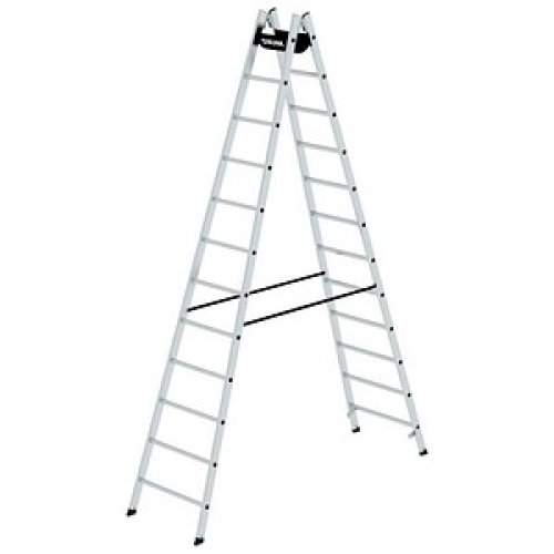 MUNK Gelenkleiter 33024 alu 2x 12 Sprossen, H: 351,0 cm