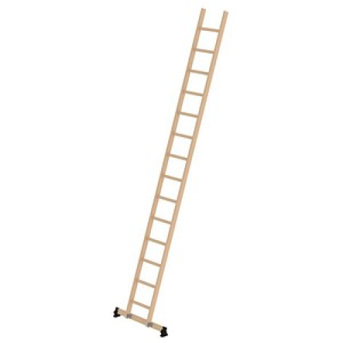 MUNK Anlegeleiter 33118 natur 14 Sprossen, H: 416,0 cm