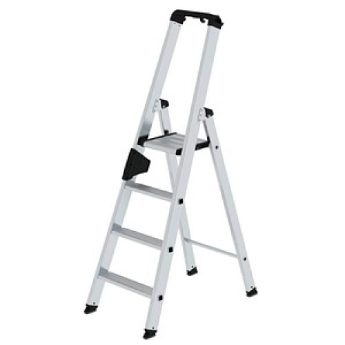 MUNK Stehleiter 40104 alu 4 Stufen, H: 148,0 cm