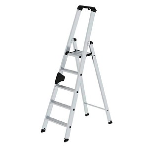 MUNK Stehleiter 40105 alu 5 Stufen, H: 158,0 cm