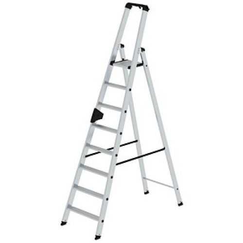 MUNK Stehleiter 40108 alu 8 Stufen, H: 251,0 cm