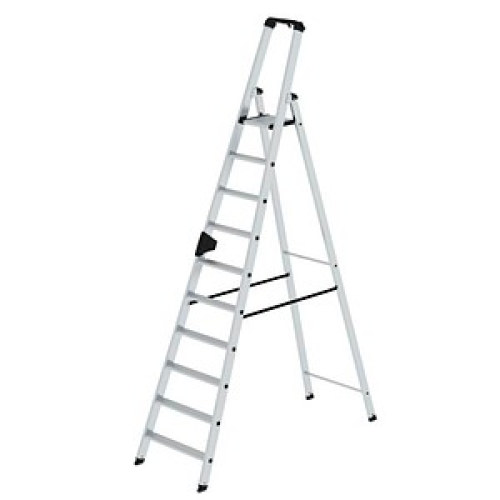 MUNK Stehleiter 40110 alu 10 Stufen, H: 298,0 cm