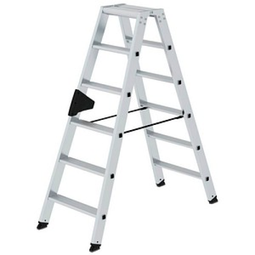 MUNK Gelenkleiter 40212 alu 2x 6 Sprossen, H: 138,0 cm