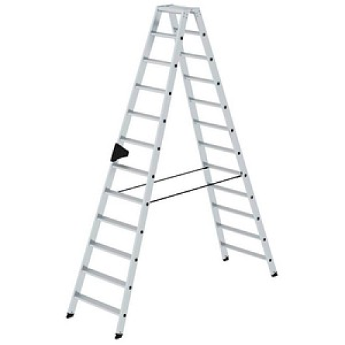 MUNK Gelenkleiter 40224 alu 2x 12 Sprossen, H: 279,0 cm