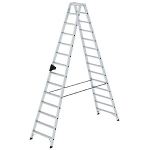 MUNK Gelenkleiter 40228 alu 2x 14 Sprossen, H: 325,0 cm