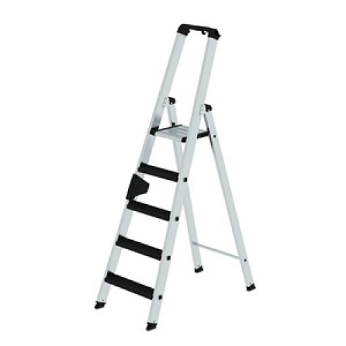 MUNK Stehleiter 42105 alu 5 Stufen, H: 181,0 cm