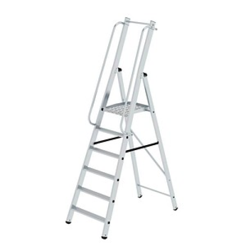 MUNK Podestleiter 51096 alu 6 Stufen, H: 241,0 cm