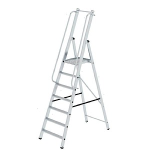 MUNK Podestleiter 51097 alu 7 Stufen, H: 264,0 cm