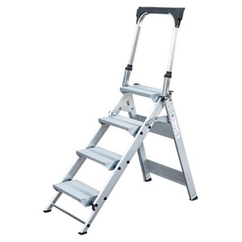 MUNK Stehleiter 53104 alu 4 Stufen, H: 148,0 cm