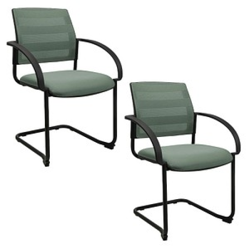 2 Topstar Besucherstühle AIRWORK MEETING 20.1 BB400BMT5CX5 mint Stoff