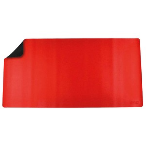 magnetoplan Schreibtischunterlage doppelseitig Kunstleder schwarz/rot