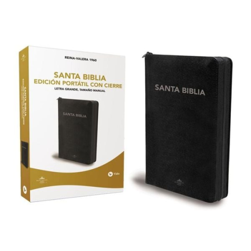 Rvr 1960-Reina Valera 1960 - Santa Biblia Rvr1960- Edicion Portatil Con Cremallera