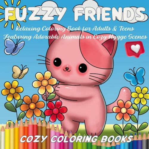Cozy Coloring Books - Fuzzy Friends
