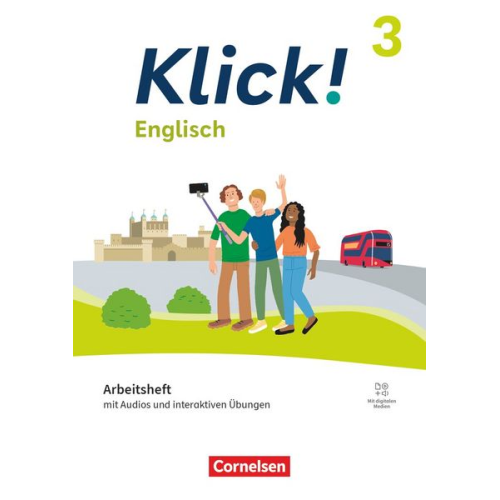 Petra Spengler Christine Maxwell - Klick! Band 3: 7. Schuljahr- Englisch - Ausgabe ab 2023 - Arbeitsheft Audios und interaktiven Übungen