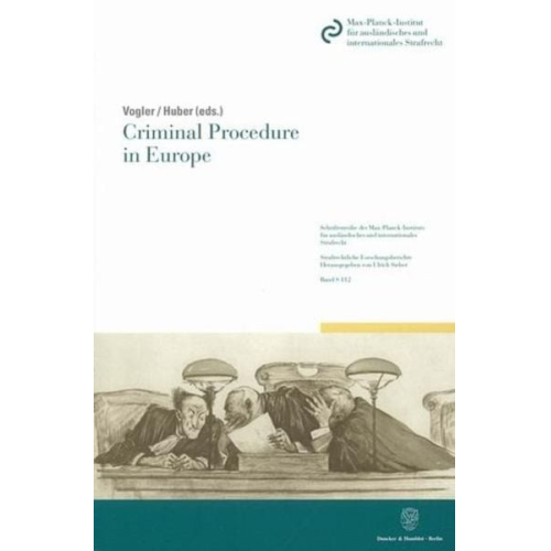 Richard Vogler Barbara Huber - Criminal Procedure in Europe.