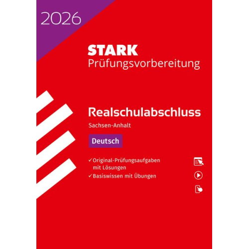 STARK Deutsch - Realschulabschluss 2026 Sachsen-Anhalt - Prüfungsvorbereitung
