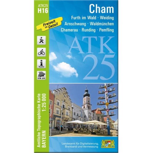 ATK25-H16 Cham (Amtliche Topographische Karte 1:25000)
