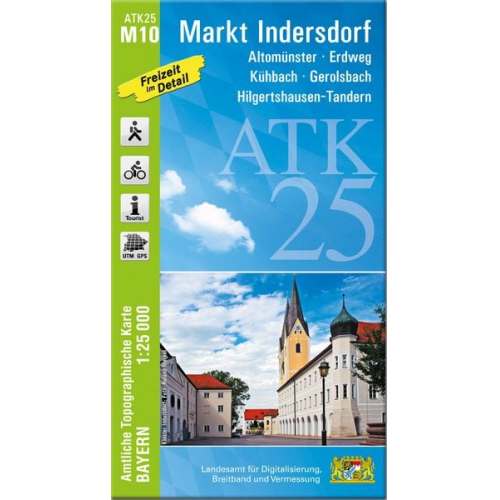 ATK25-M10 Markt Indersdorf (Amtliche Topographische Karte 1:25000)