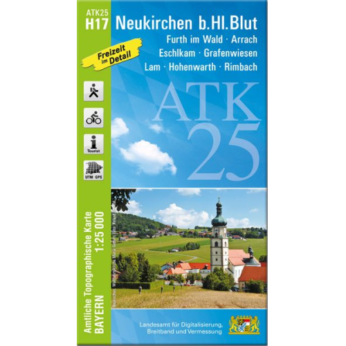 ATK25-H17 Neukirchen b.Hl.Blut (Amtliche Topographische Karte 1:25000)