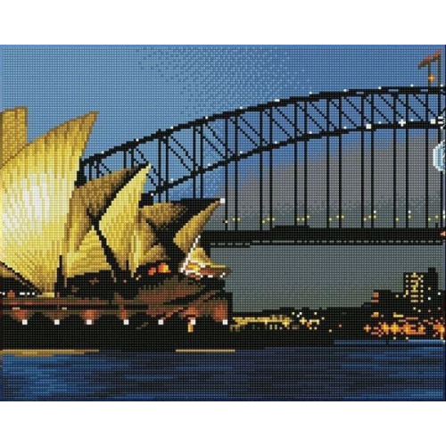 DIAMOND DOTZ - Diamond Painting Sydney bei Nacht