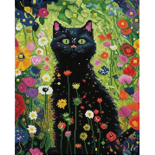 DIAMOND DOTZ - Diamond Painting Katze im Garten