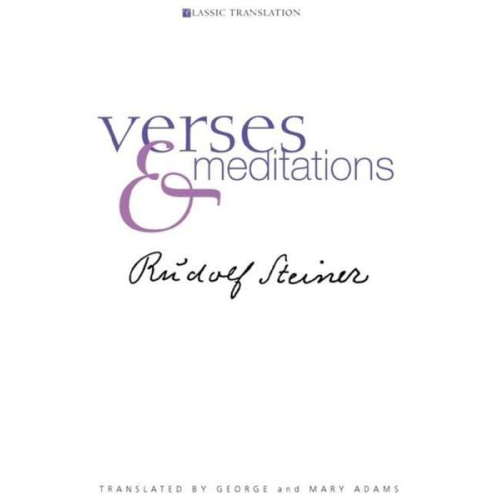 Rudolf Steiner - Verses and Meditations