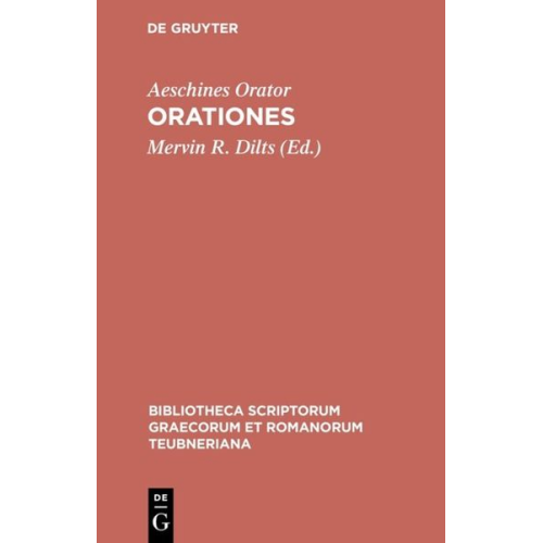 Aeschines Orator - Orationes
