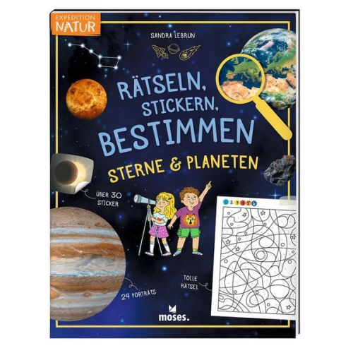 Rätseln, Stickern, Bestimmen - Sterne & Planeten