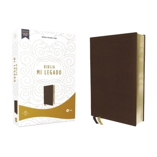 Vida Rvr 1960-Reina Valera 1960 - Rvr60, Santa Biblia Mi Legado, Leathersoft, Café, Una Columna, Interior a DOS Colores, Comfort Print