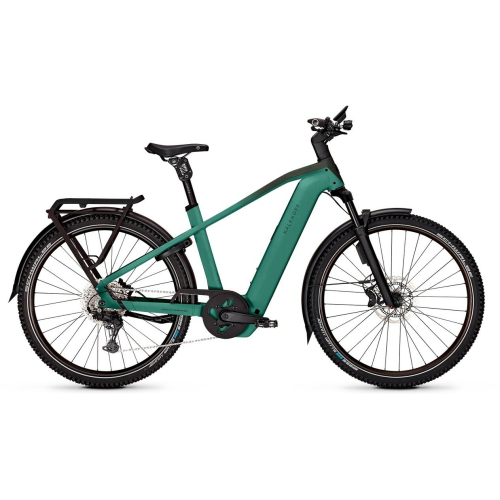 Kalkhoff ENTICE 5+ EXCITE ABS (800 Wh), 11 Gang Kettenschaltung, Herrenfahrrad, Diamant, Modell 2025, 29 Zoll 53 cm mineralgreen / huntsmengreen matt