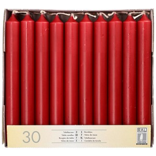 30 STARPAK Kerzen bordeaux