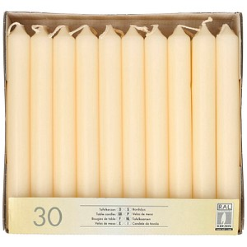 30 STARPAK Kerzen creme