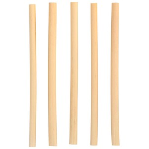 100 PAPSTAR Strohhalme pure braun