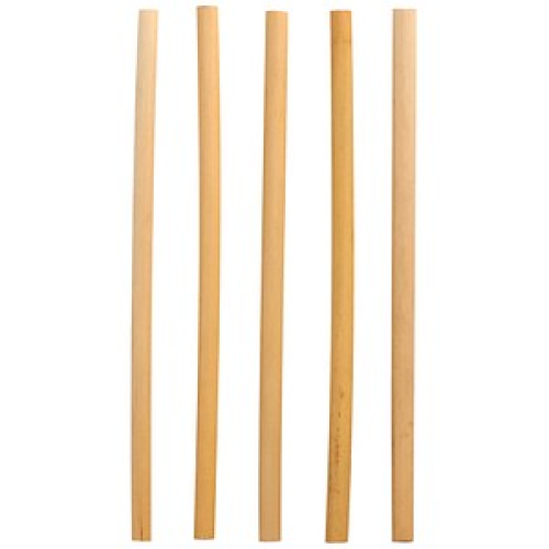 100 PAPSTAR Strohhalme pure braun