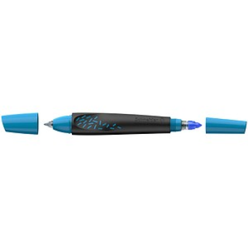 Schneider Breeze Tintenroller schwarz-blau 0,6 mm, Schreibfarbe: blau, 1 St.