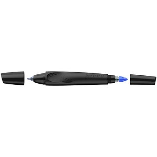 Schneider Breeze Tintenroller schwarz-schwarz 0,6 mm, Schreibfarbe: blau, 1 St.